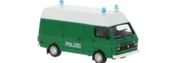 BREKINA 34951 VW LT Hochraumkasten der Polizei 1985 | Blaulichtmodell 1:87