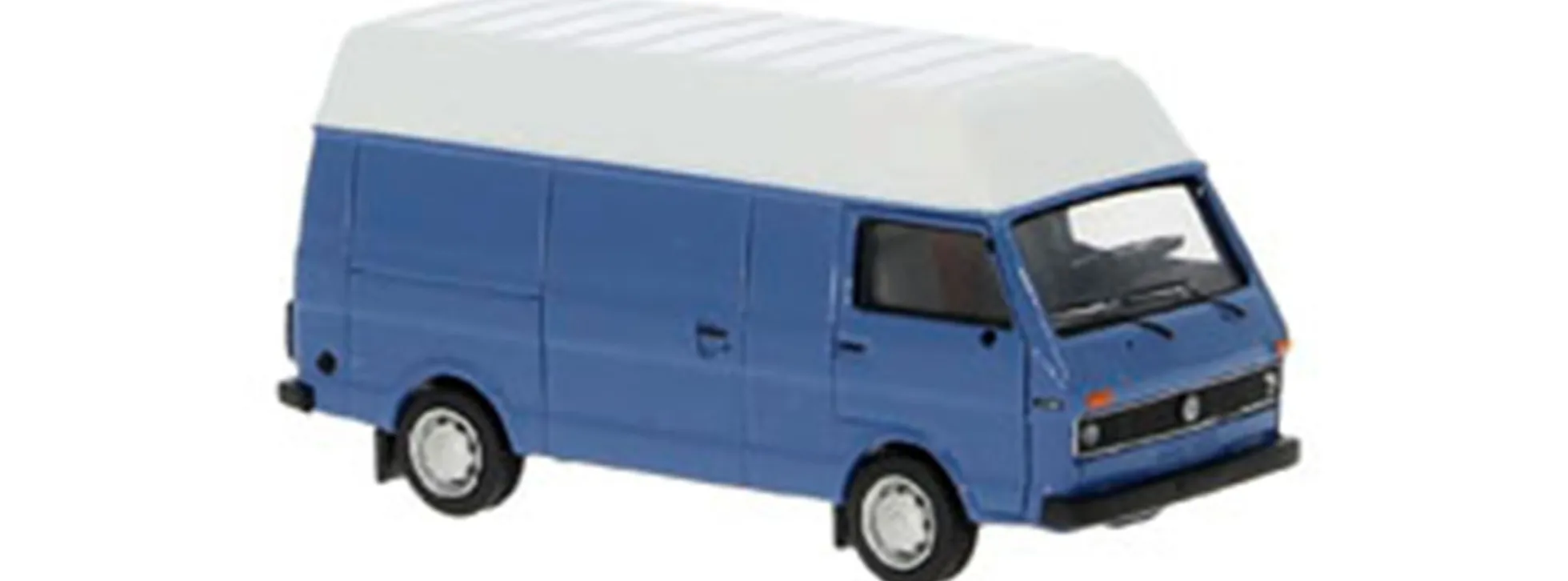 BREKINA 34956 VW LT 45 Hochraum-Kasten - brilliantblau | Modellauto 1:87