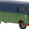 BREKINA 32075 VW T1a Kasten blau/grün Economy | Modellauto 1:87