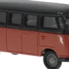 BREKINA 31035 VW T1a Kombi schwarz/rot | Modellauto 1:87