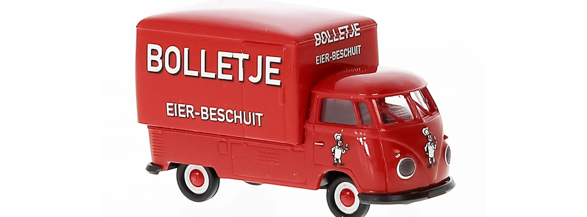 BREKINA 32851 VW T1b Großraum-Kofferaufbau Bolletje 1960 Automodell 1:87