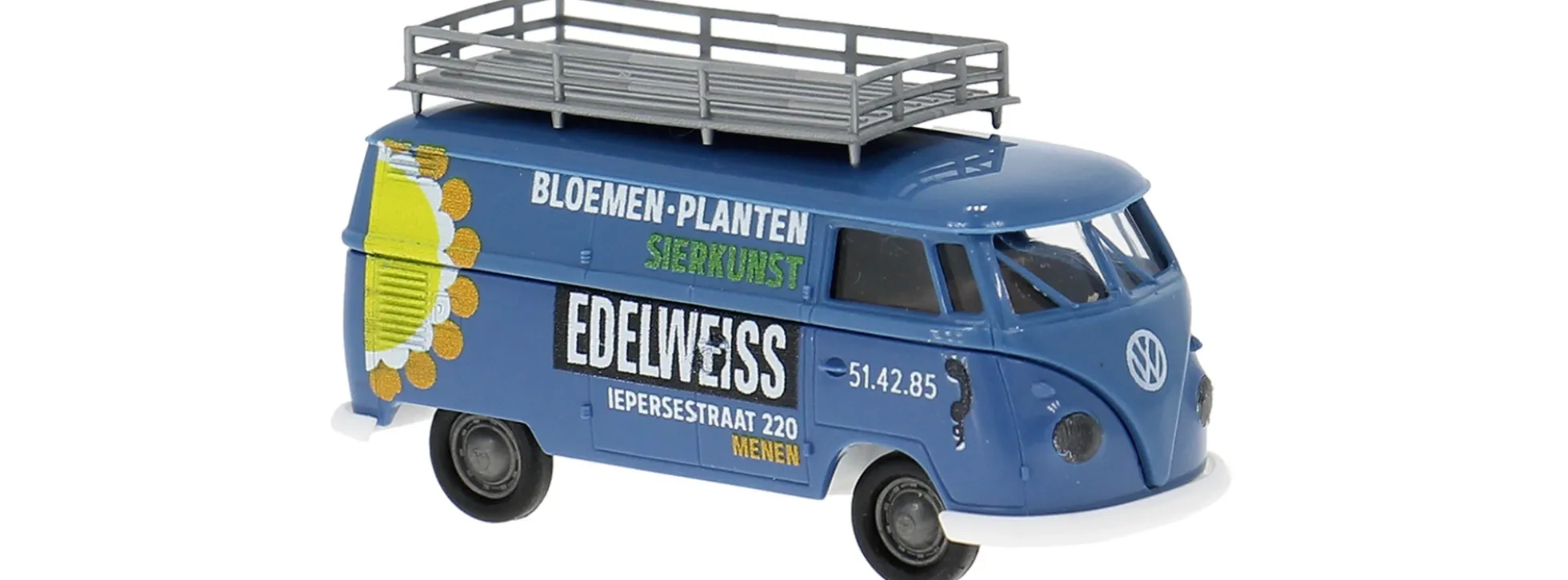 BREKINA 32311 VW T1b Kasten 1960 - Edelweiss Bloemen | Modellauto 1:87