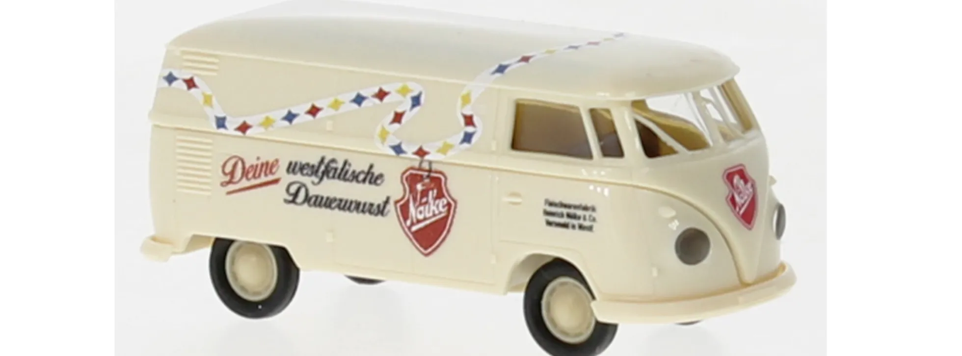 BREKINA 32776 VW T1b Kasten Nölke westfälische Dauerwurst 1960 Automodell 1:87
