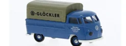 BREKINA 32986 VW T1b Pritsche mit Plane Glöckler Automodell 1:87
