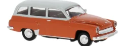 BREKINA 27194 Wartburg 311 Kombi dunkelorange/hellgrau | Modellauto 1:87