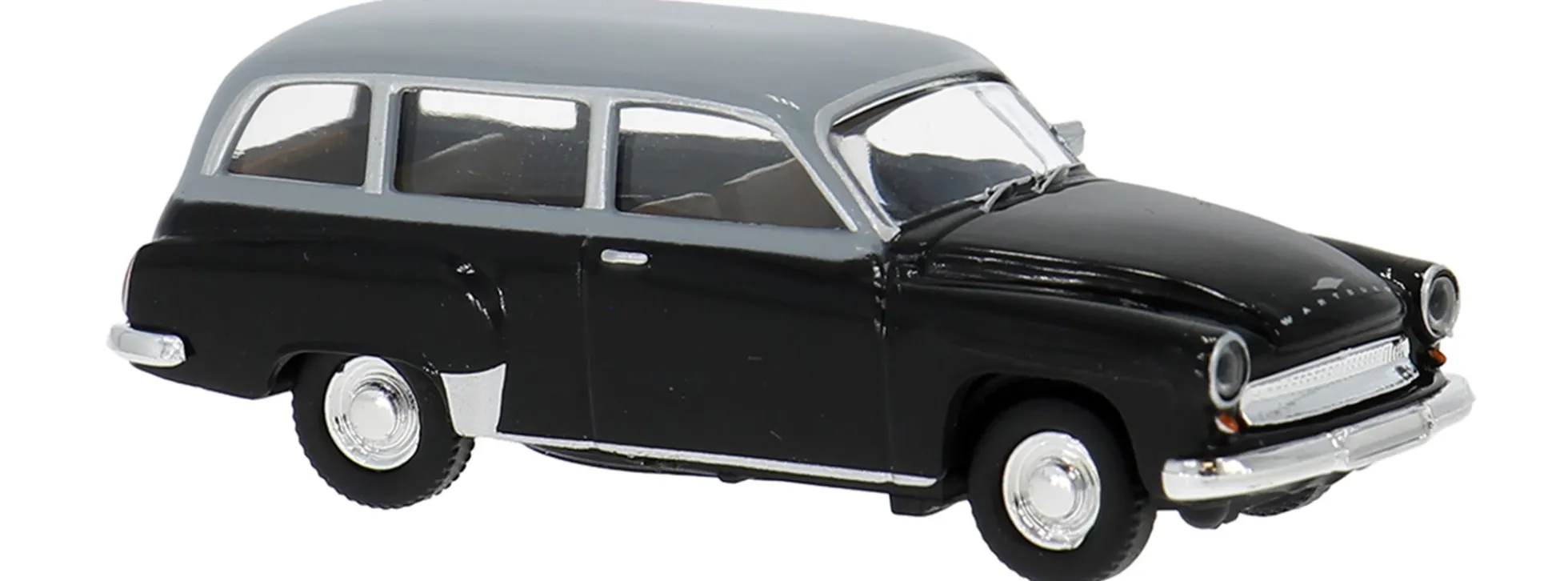 BREKINA 27191 Wartburg 311 Kombi schwarz/grau | Modellauto 1:87