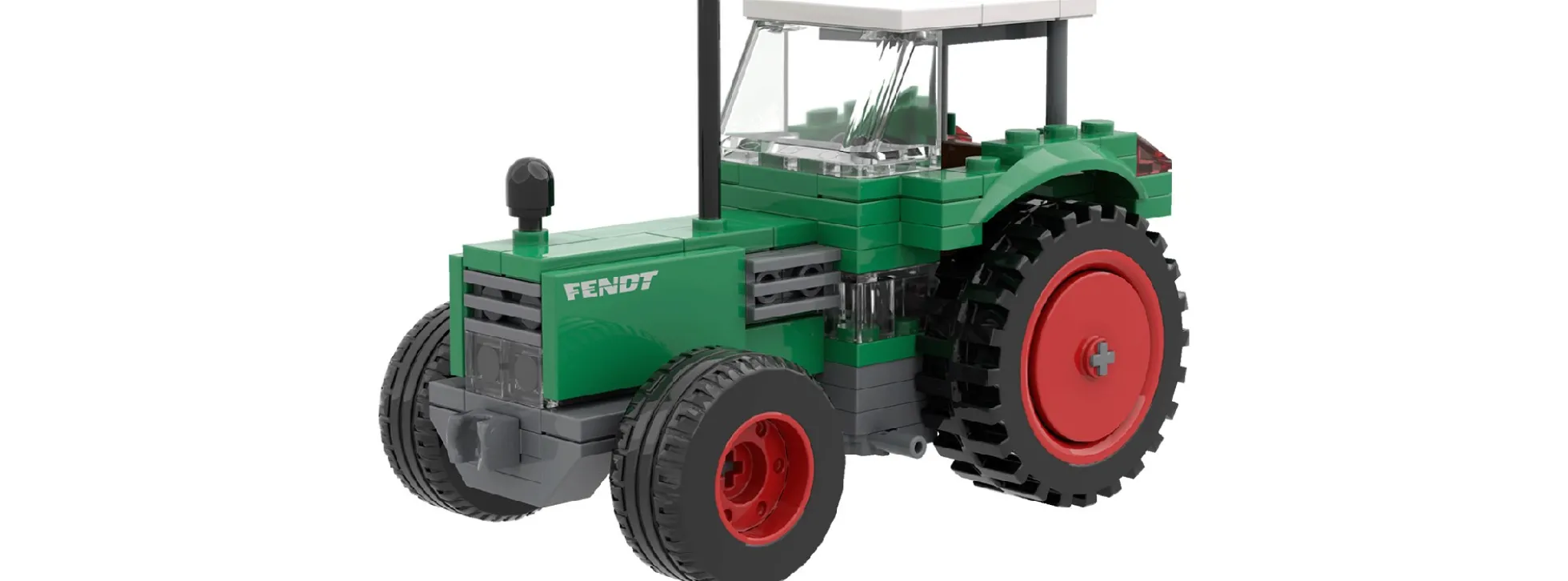 BRIXIES 222.700 Plus Fendt 105 | Classic Club Collection | 114 Teile | Landwirtschafts Bauaksten