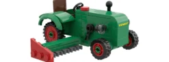 BRIXIES 222.704 Plus Fendt Dieselross F28 mit Mähbalken | 74 Teile | Landwirtschafts Baukasten