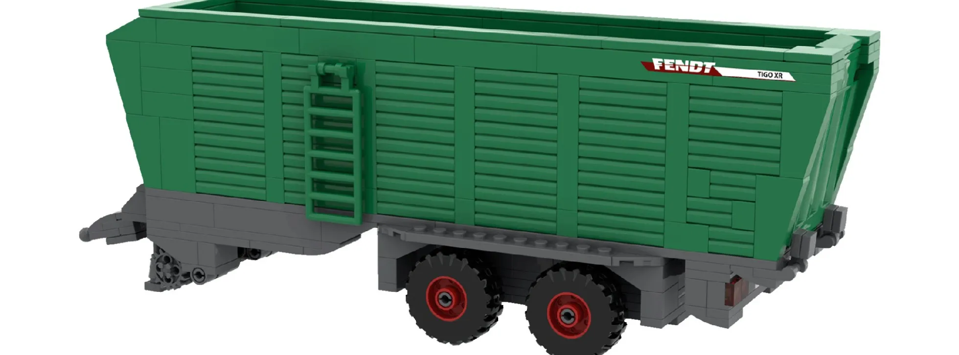 BRIXIES 222.711 Plus Fendt Tigo XR | 334 Teile | Landwirtschafts Baukasten