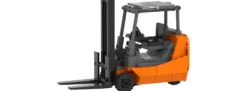 BRIXIES 222.199 Plus Gabelstapler | 142 Teile | Logistik Fahrzeug Baukasten