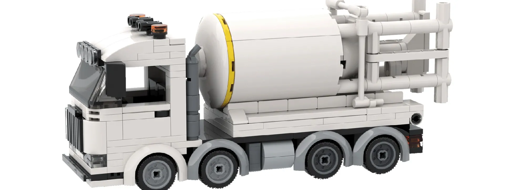 BRIXIES 222.832 Plus LKW mit Putzsilo | 336 Teile | LKW Baukasten