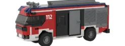 BRIXIES 222.877 Plus Rosenbauer eLHF Feuerwehr | 419 Teile | Blaulicht Baukasten