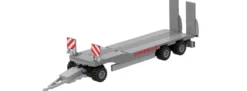 BRIXIES 222.858 Plus Schwarzmüller 3 Achs Tieflader | 129 Teile | LKW-Anhänger Baukasten