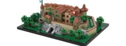 BRIXIES 222.024 Plus Schweizer Schloss Laufen | 1577 Teile | Gebäude Baukasten