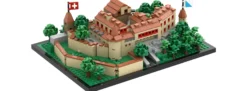 BRIXIES 222.024 Plus Schweizer Schloss Laufen | 1577 Teile | Gebäude Baukasten