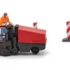 BUSCH 79875 Action Set Asphaltfräse | Fertigmodell Spur H0