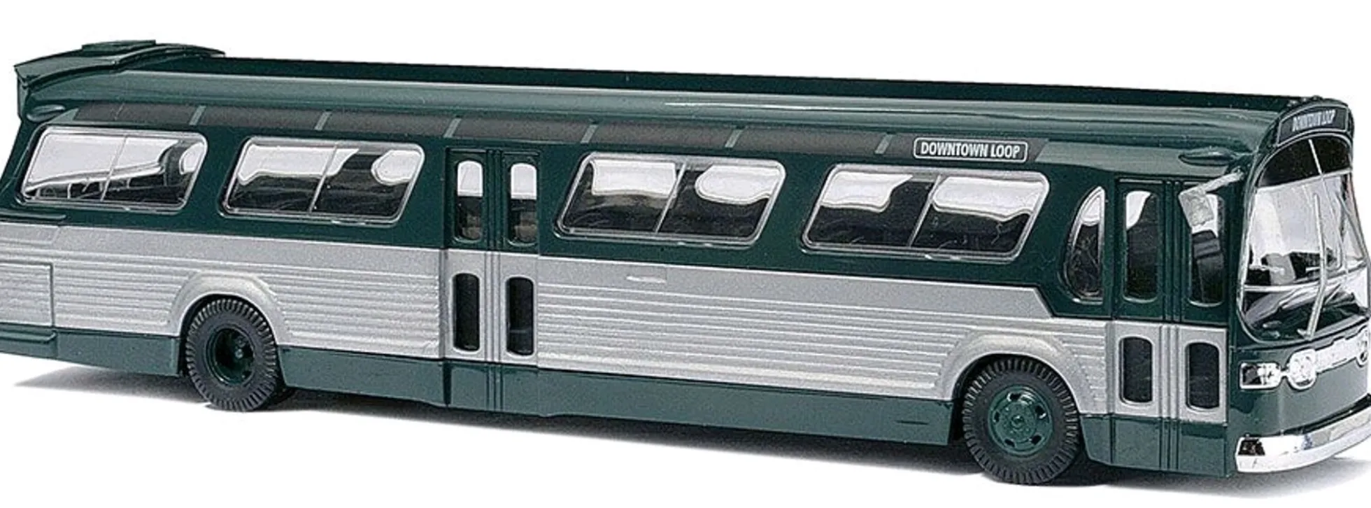 BUSCH 44500 Amerikanischer Bus Fishbowl grün | Bus-Modell 1:87