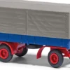 BUSCH 53350 Anhänger IFA HL 80 mit Plane | Baujahr 1967 | Agrarmodell 1:87