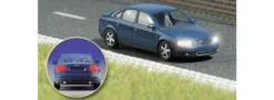 BUSCH 5651 Audi A4 blau | mit Beleuchtung | Modellauto 1:87