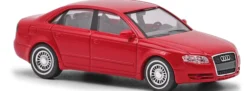 BUSCH 49224 Audi A4 Limousine Facelift Tuning rot 2004 | Modellauto 1:87