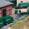 BUSCH 44945 Ausschankwagen Ährenbräu mit Zubehör | Anhängermodell 1:87
