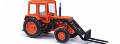 BUSCH 51308 Belarus MTS 82 mit Frontlader Gabel 1983 Landwirtschaftsmodell 1:87