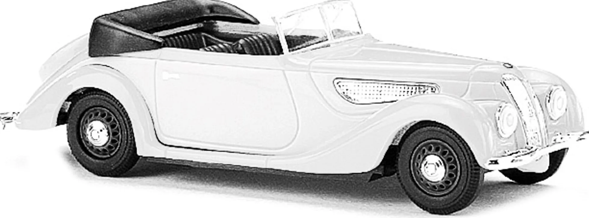 BUSCH 60207 BMW 327 Cabrio | Modellauto Bausatz 1:87