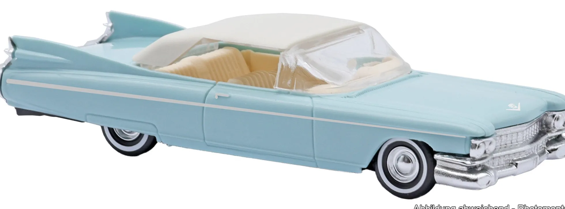 BUSCH 45132 Cadillac Eldorado Cabrio - hellblau | Modellauto 1:87