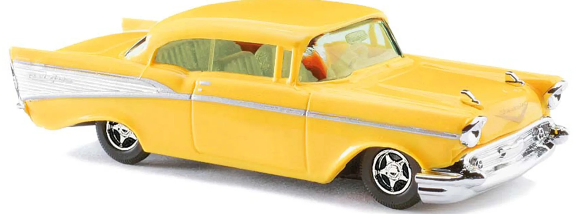 BUSCH 45026 Chevrolet Bel Air gelb 1957 | Modellauto 1:87
