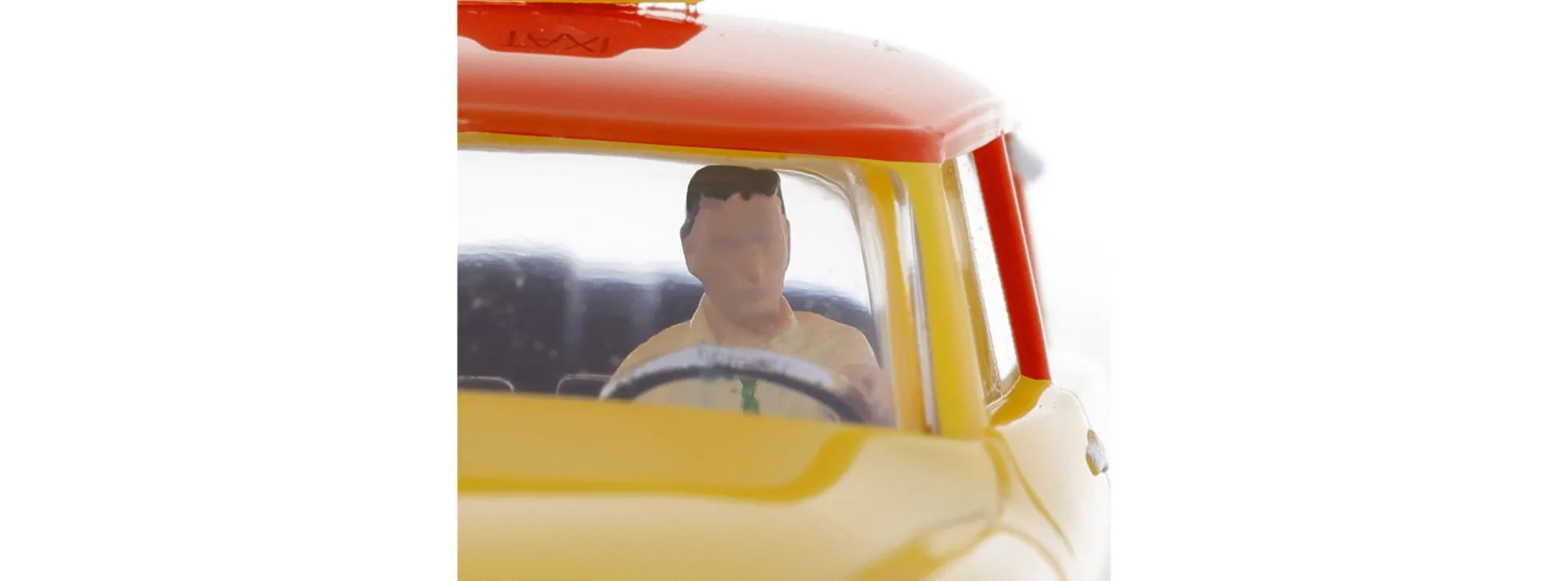 BUSCH 48015 Citroen DS 19 Taxi | mit Fahrer | Modellauto 1:87