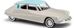 BUSCH 48024 Citroen DS19 zweifarbig grau/hellblau | Modellauto 1:87