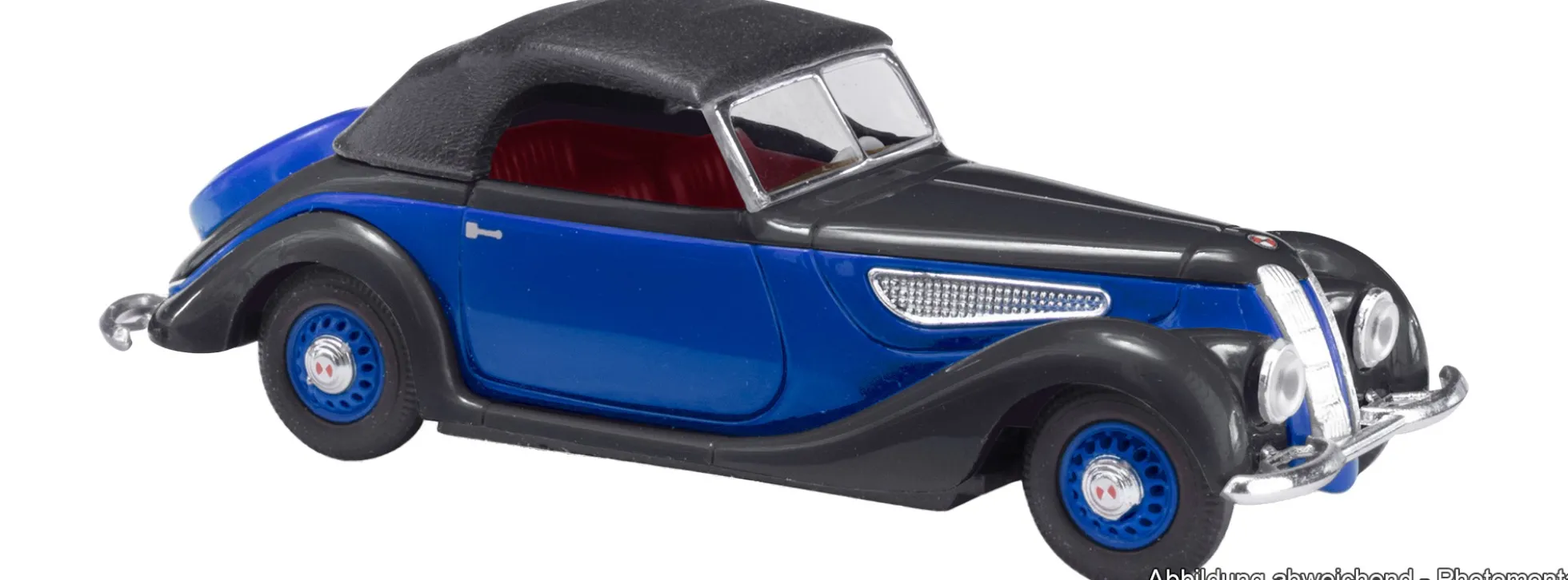 BUSCH 40293 EMW 327 Cabrio - blau | Modellauto 1:87