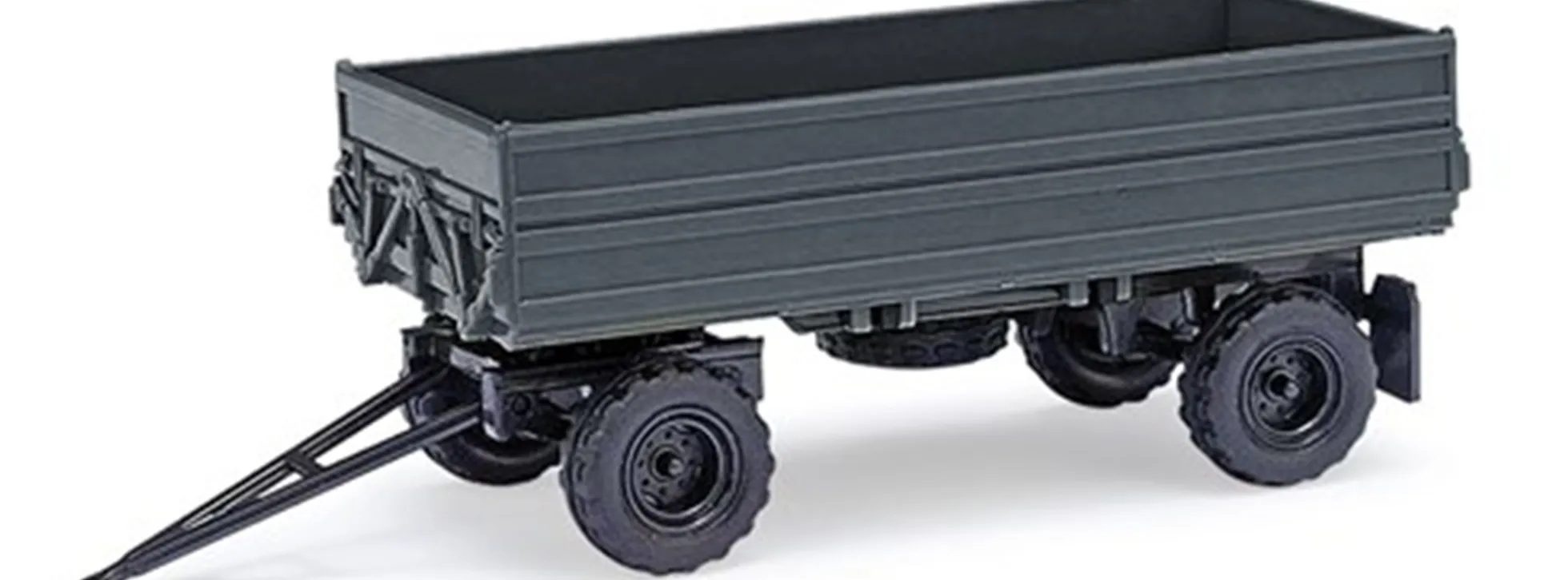 BUSCH ESPEWE 95049 IFA Anhänger HW 80.11 1984 grau Landwirtschaftsmodell 1:87