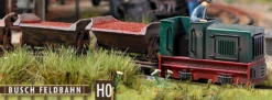 BUSCH 12000 Feldbahn Start-Set mit Kipploren Spur H0f