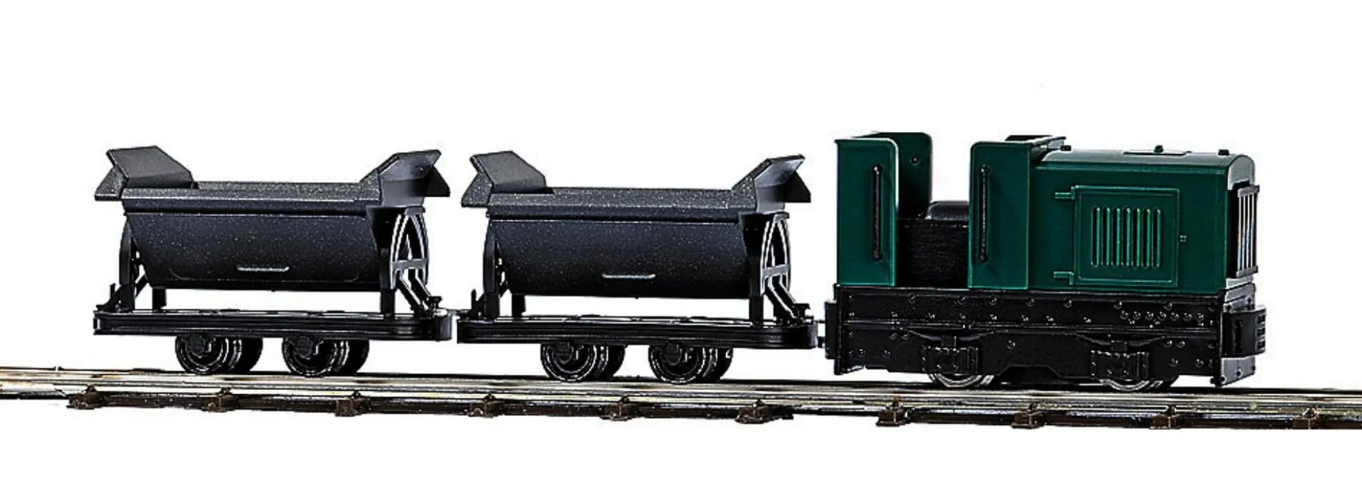 BUSCH 12000 Feldbahn Start-Set mit Kipploren Spur H0f