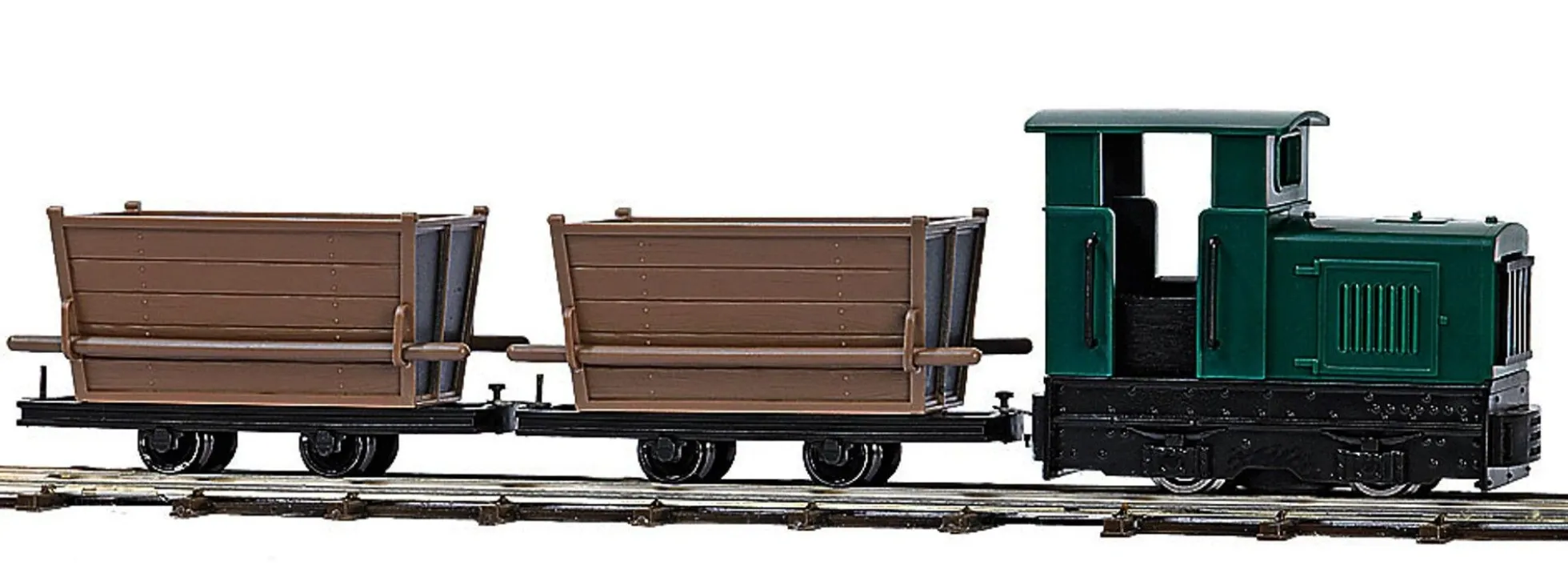 BUSCH 12001 Feldbahn Start-Set mit Torfloren | Spur H0f