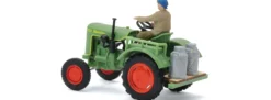 BUSCH 54154 Fendt F15 Dieselross mit Bäuerin | Landwirtschaftsmodell 1:87