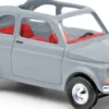 BUSCH 48780 Fiat 500 Cabrio grau 1965 | Modellauto 1:87