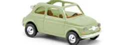 BUSCH 48781 Fiat 500 Cabrio grün 1965 | Modellauto 1:87