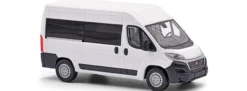 BUSCH 54650 Fiat Ducato Bus Weiß | Modellauto 1:87