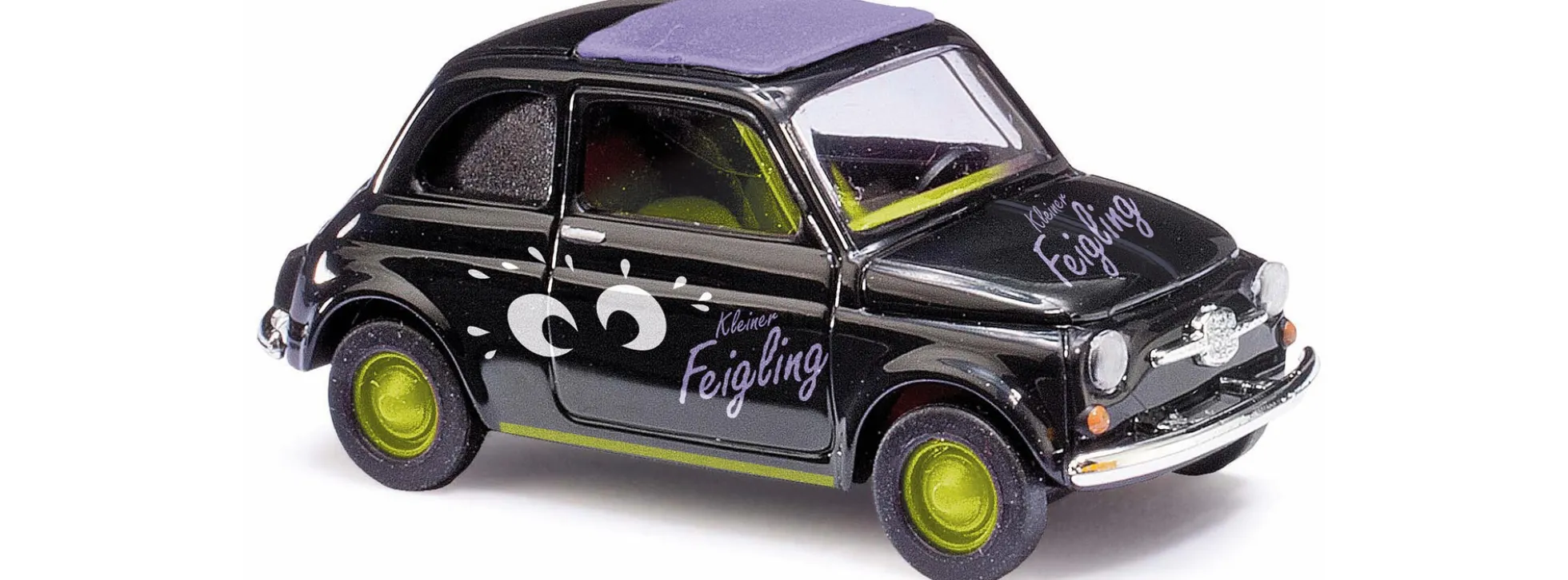BUSCH 48737 FIAT 500 Kleiner Feigling | MC-Vedes Sondermodell | Modellauto 1:87