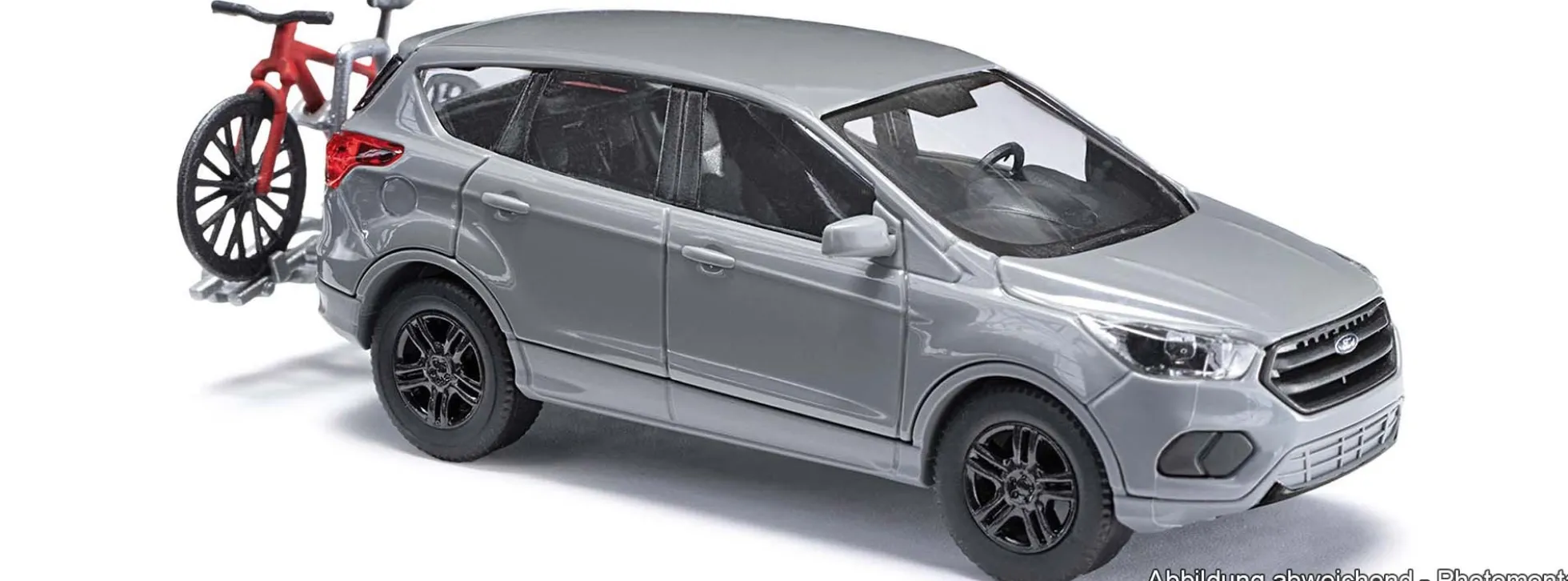 BUSCH 53528 Ford Kuga mit Fahrradträger | Modellauto 1:87