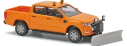 BUSCH 52862 Ford Ranger kommunal mit Schneepflug | Modellauto 1:87