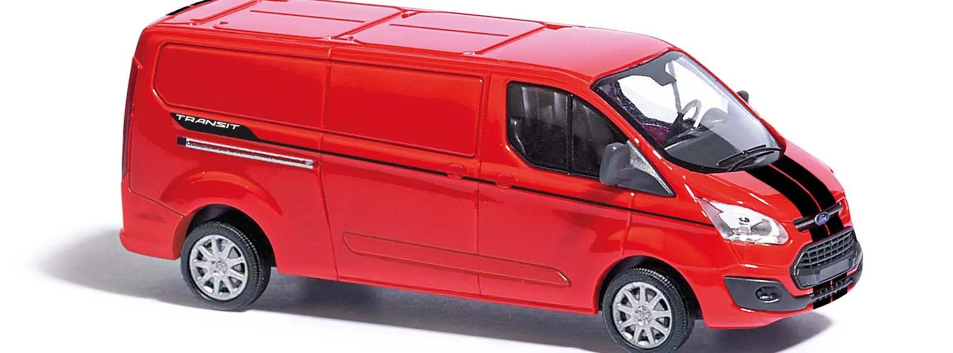 BUSCH 52440 Ford Transit Custom Rallye | Modellauto 1:87