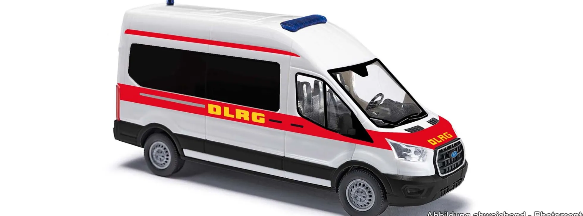 BUSCH 54505 Ford Transit 2014 DLRG | Blaulichtmodell 1:87