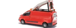 BUSCH 52424 Ford Transit Schwertransport Custom Kastenwagen | Baujahr 2012 | Modellauto 1:87