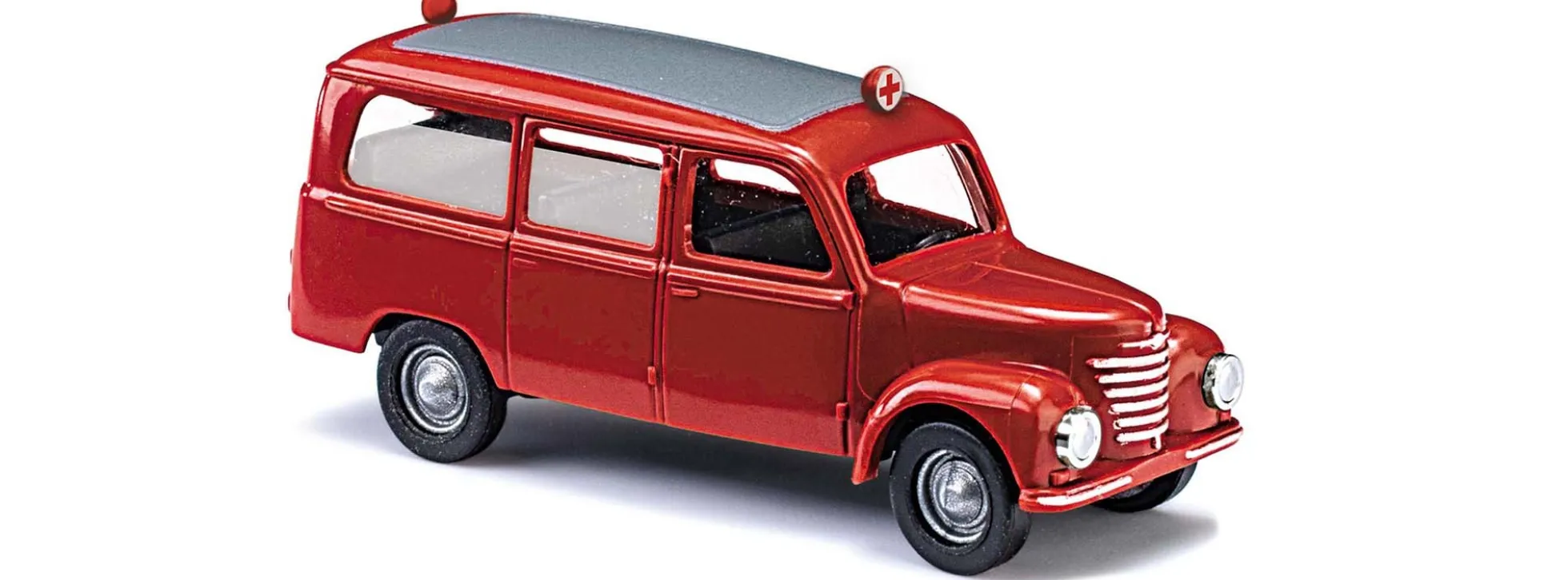 BUSCH 8686 Framo Bus Krankenwagen Feuerwehr | Blaulichtmodell 1:120