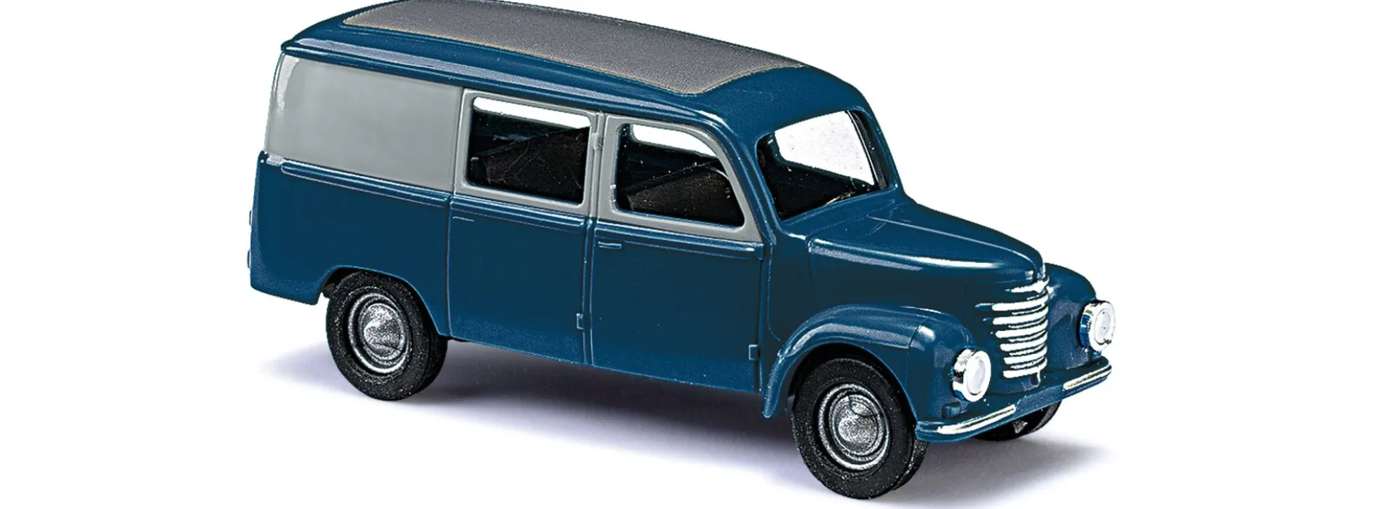 BUSCH 8663 Framo Halbbus blau | Modellauto 1:120