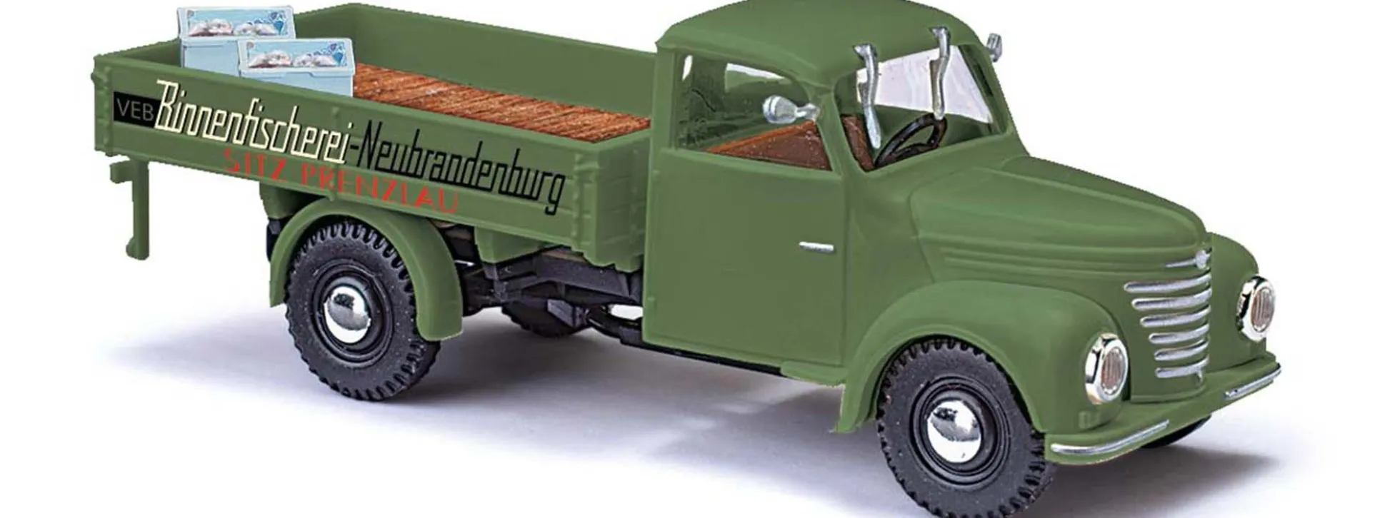 BUSCH 52308 Framo Pritsche Binnenfischer | LKW-Modell 1:87