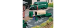 BUSCH 52363 Framo V901/2 Pritsche mit Plane Ährenbräu | Modellauto 1:87
